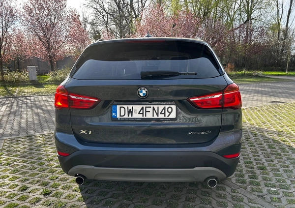 BMW X1 cena 117999 przebieg: 93150, rok produkcji 2019 z Rakoniewice małe 137